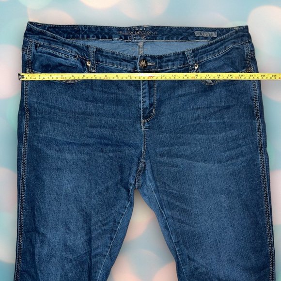 Seven7 Women’s Plus Size Melissa McCarthy Mid-Rise Jeggings Skinny Jeans Size 20 - Picture 3 of 8